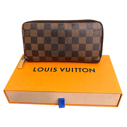 #1101-14 LOUIS VUITTON Damier Ebene Zip Wallet