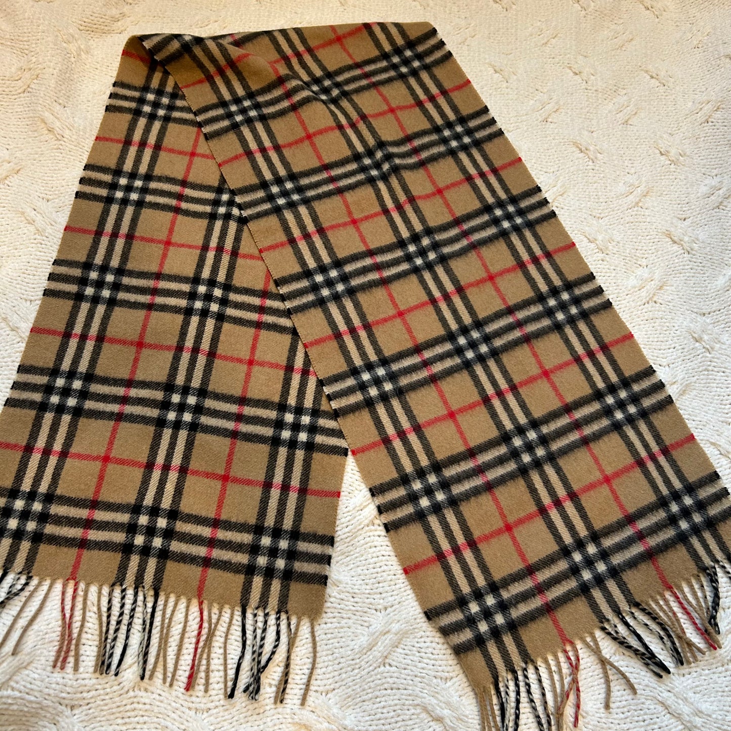 SOLD! Burberry Cashmere Scarf