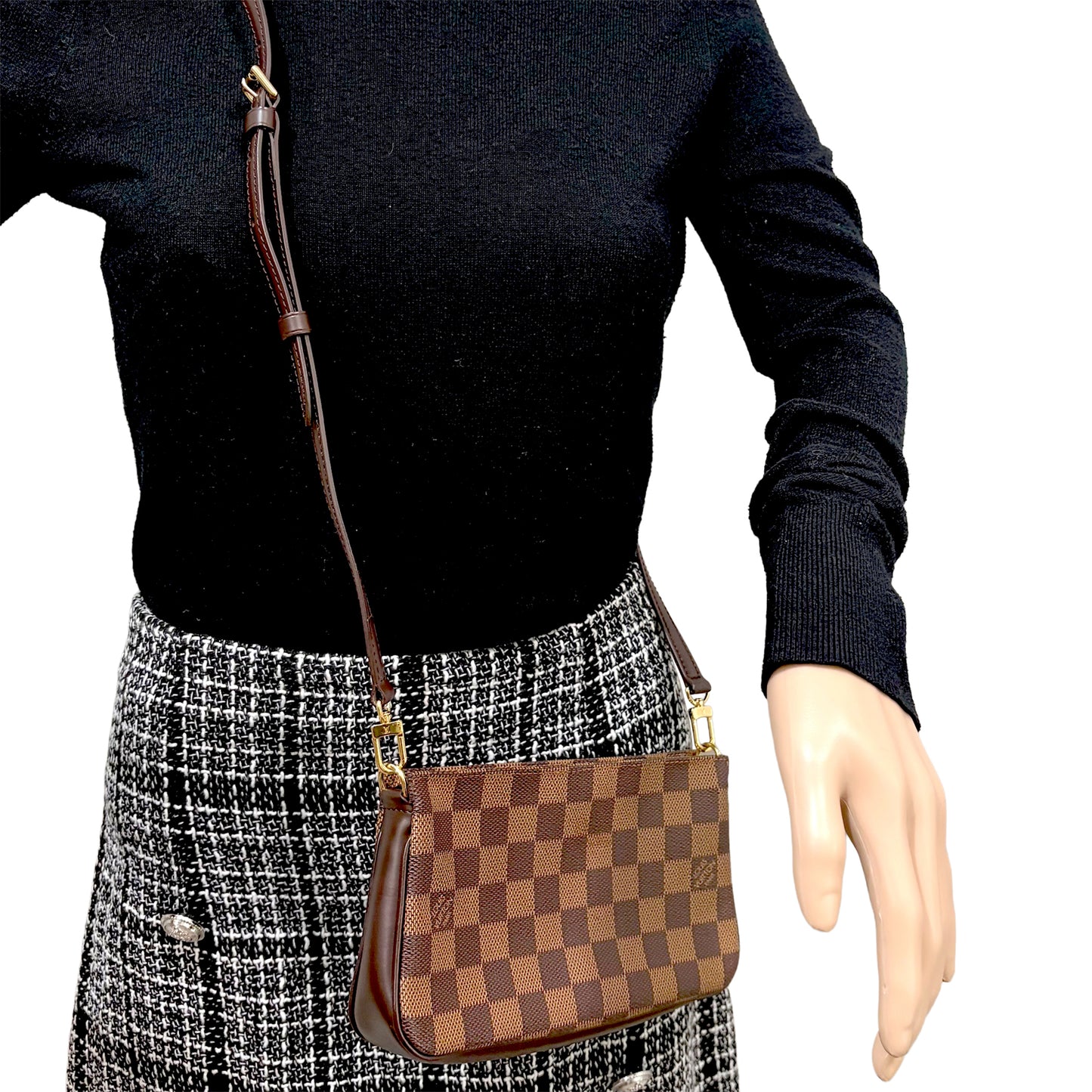 #8206 LOUIS VUITTON Damier Crossbody