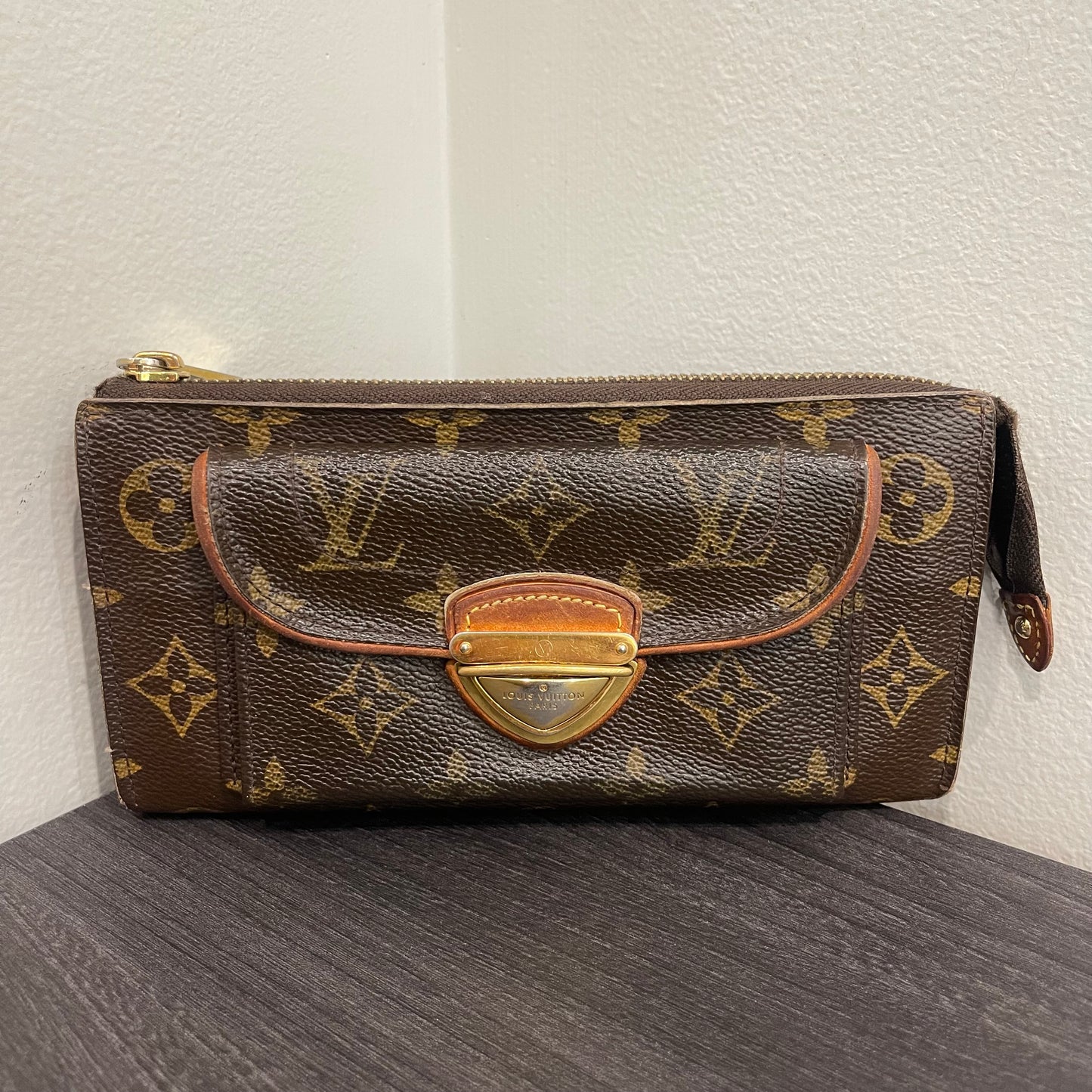 SOLD! Louis Vuitton Monogram Astrid Wallet & Storage Box