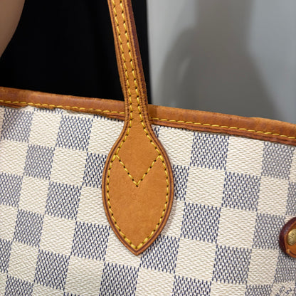 LOUIS VUITTON Damier Azur Neverfull MM
