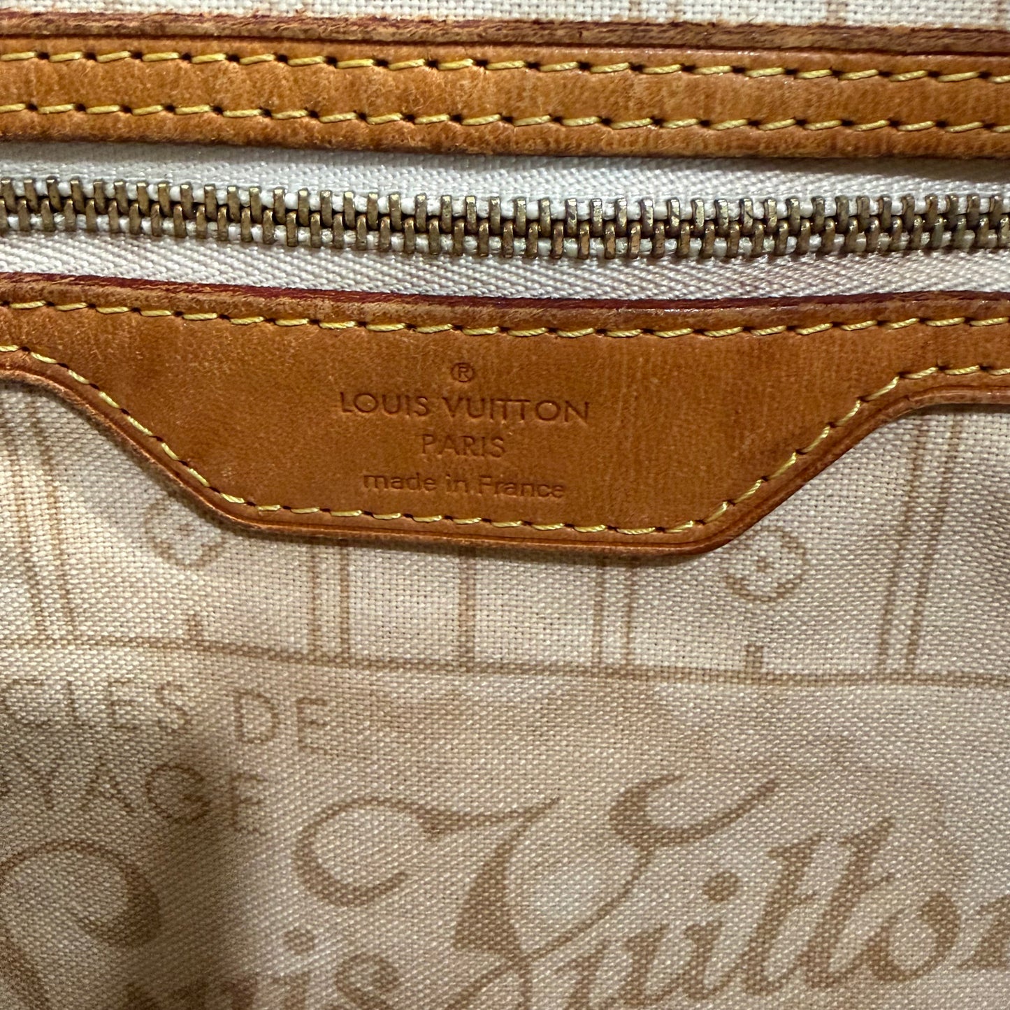 BF-11 LOUIS VUITTON Damier Azur Neverfull MM