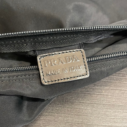 SOLD! Set of 2 Prada Nylon & Leather Pouches