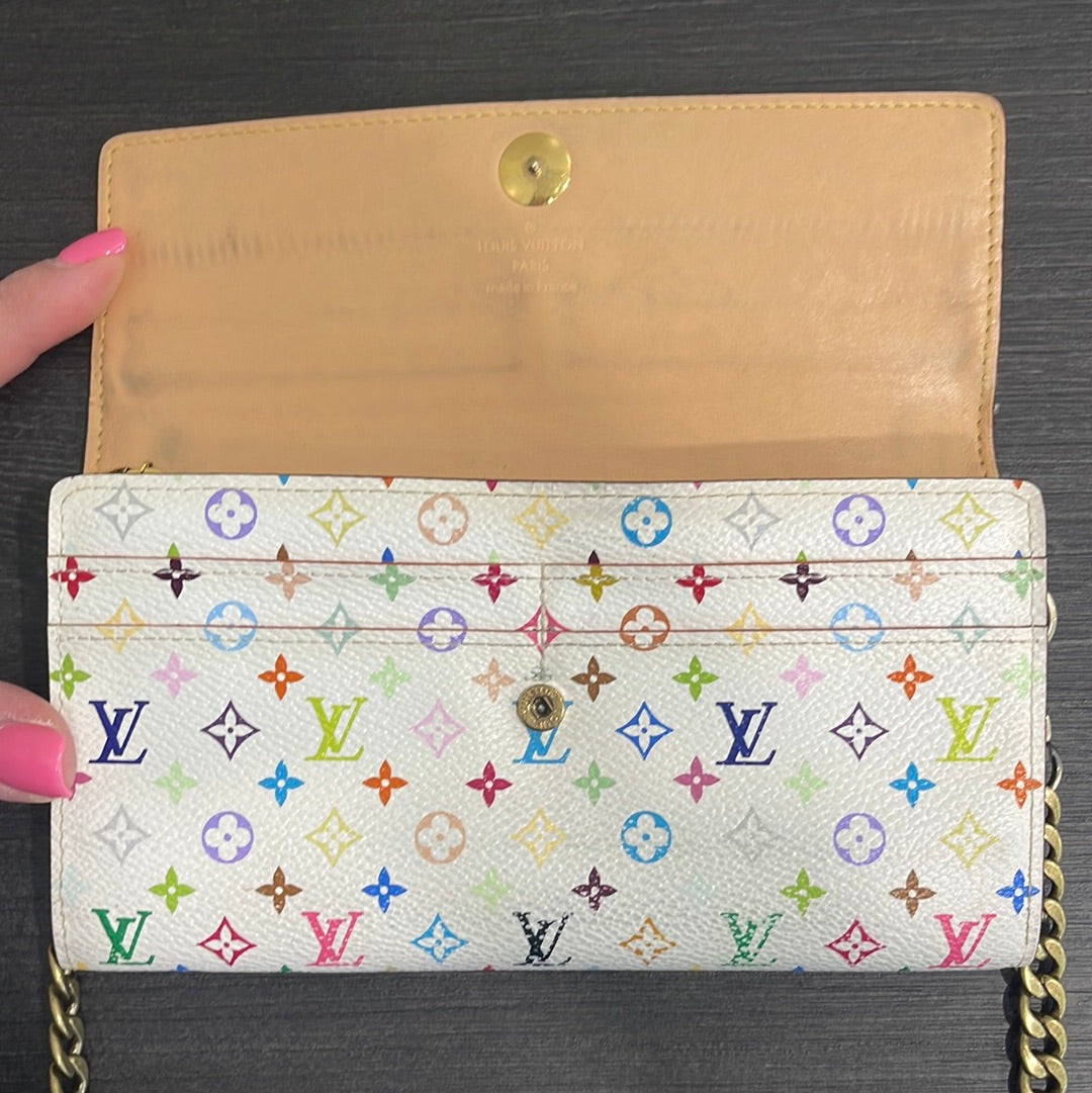 SOLD! Louis Vuitton Monogram Wallet on Chain