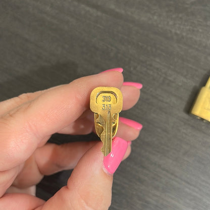 SOLD! Set of 2 Louis Vuitton Lock & Key