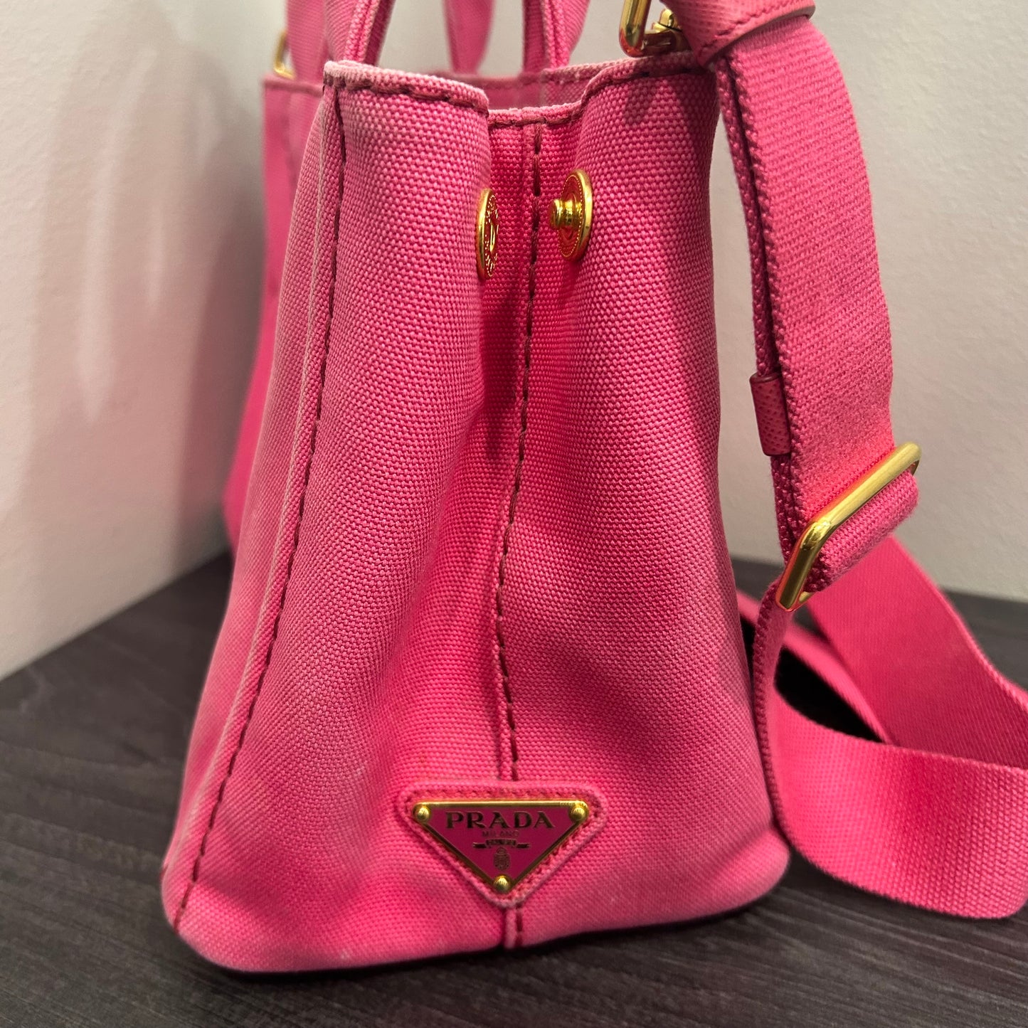 #722 PRADA Canapa Small Tote