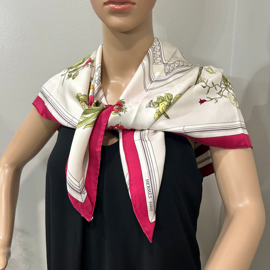 4001 HERMÈS 90cm Silk Scarf MSRP $620