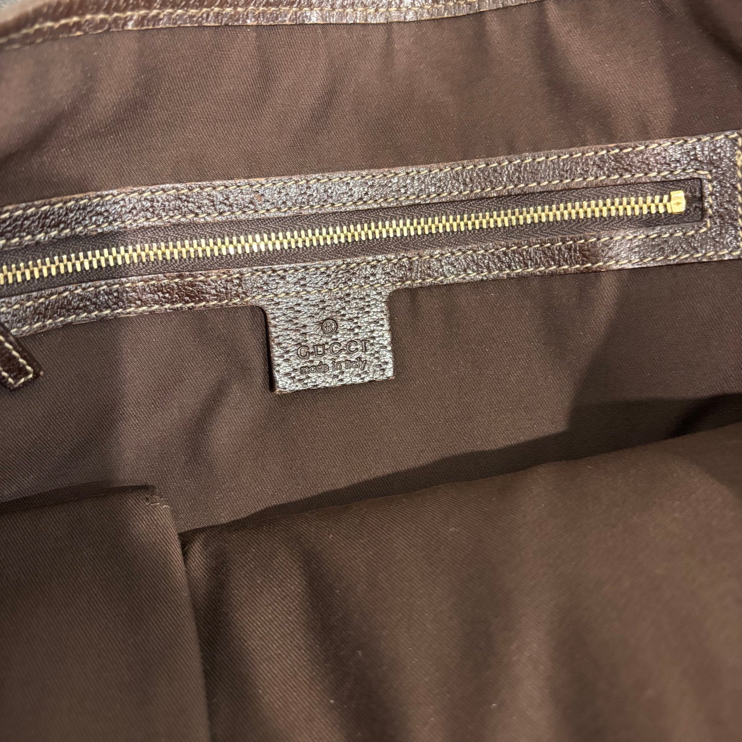 8875 GUCCI GG Canvas Charmy Tote