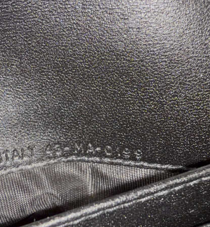8903 DIOR Black Saddle Long Wallet with Chain MSRP $1,750