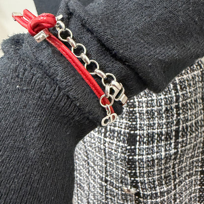 8906 DIOR Set of 2 Choker Necklaces/Double Wrap Bracelets