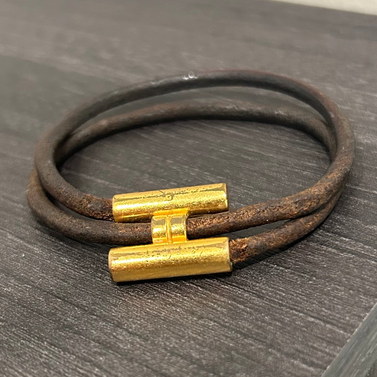 1033 HERMÈS Tournis Tresse Bracelet MSRP $435
