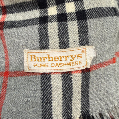 BURBERRY Vintage Grey Scarf(Oct 31)