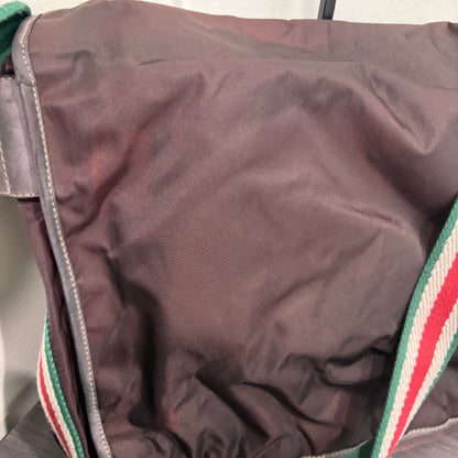 #9110 GUCCI Vintage Synthetic Laptop Satchel