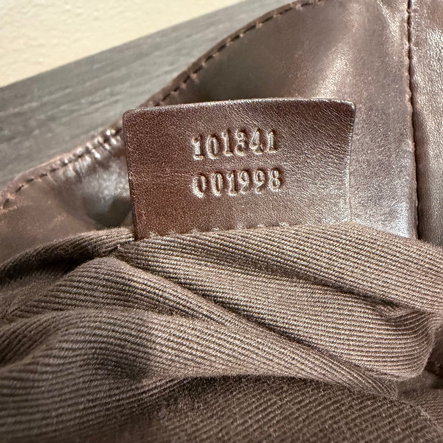 #8274 GUCCI Brown GG Shoulder Bag