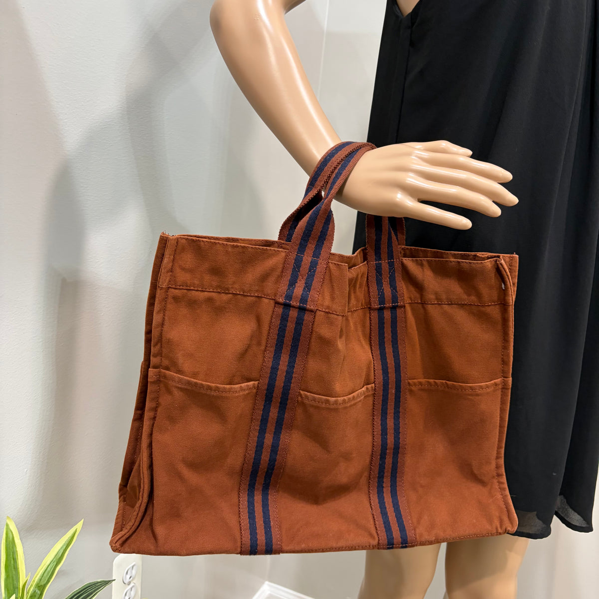 #103 HERMES Brown Tote