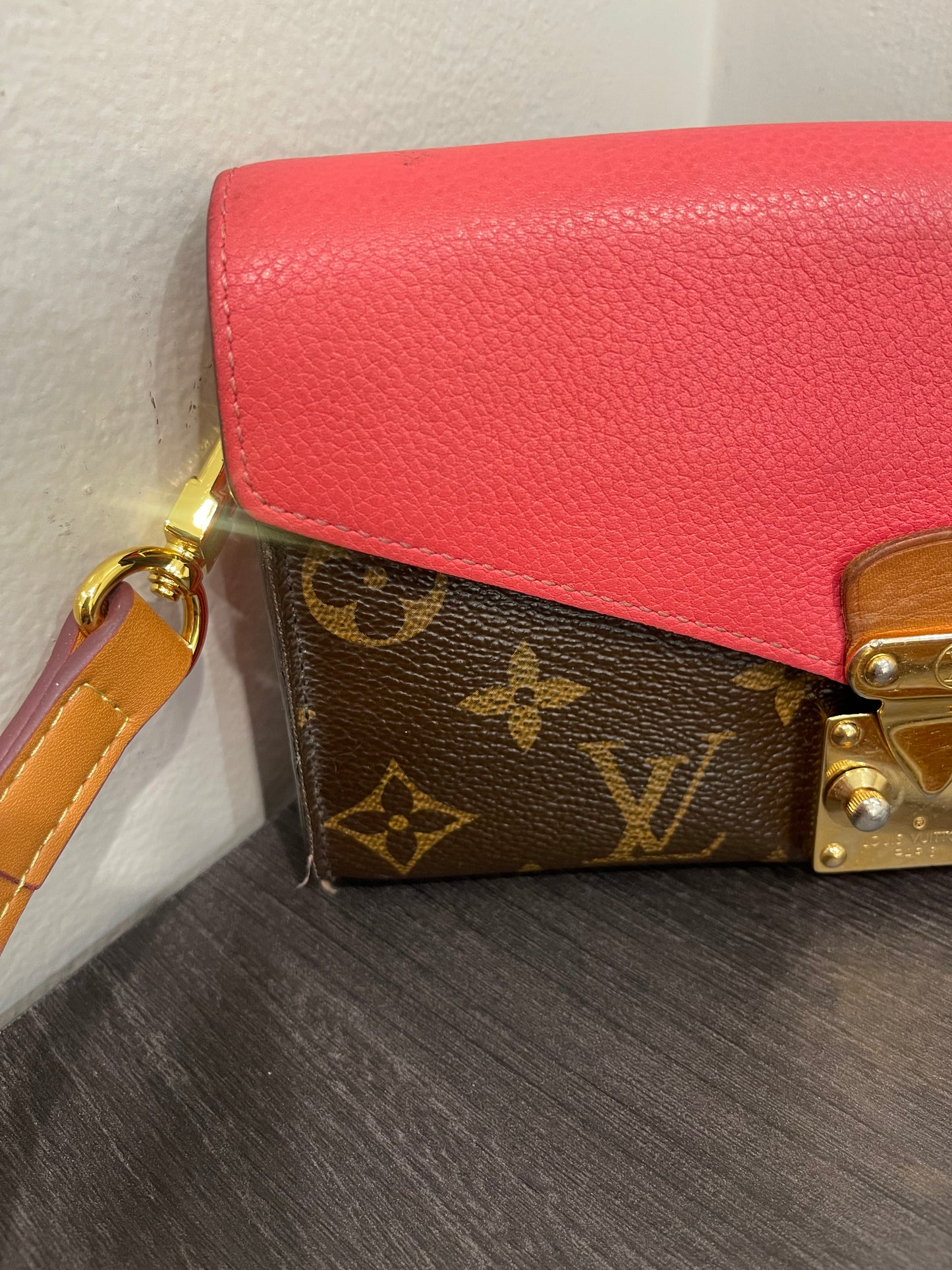 Louis Vuitton Monogram Rose Pallas Wallet & Storage Box