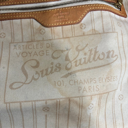 1121 LOUIS VUITTON Azur Damier Neverfull MM