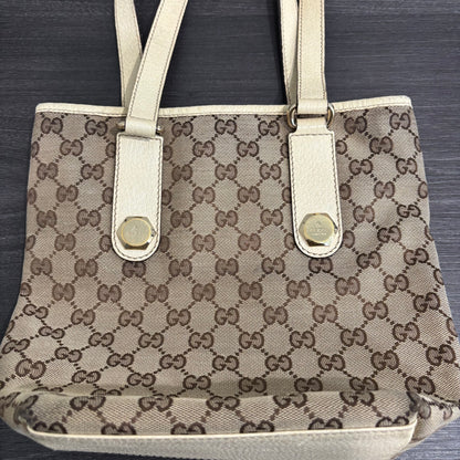 8873 GUCCI GG Canvas Charmy Tote