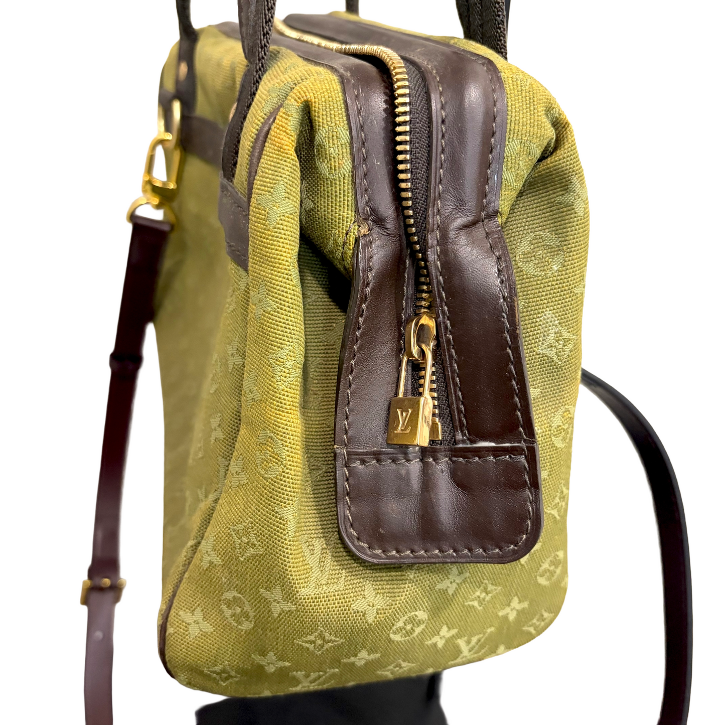8847 LOUIS VUITTON Green MiniLin Josephine