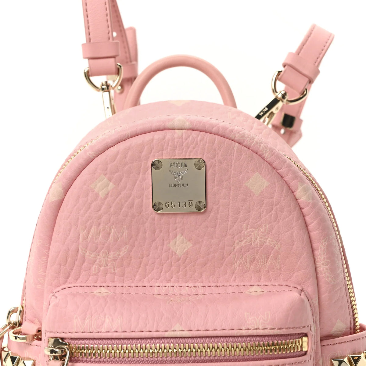 MCM Pink Visetos Backpack(Oct 31)