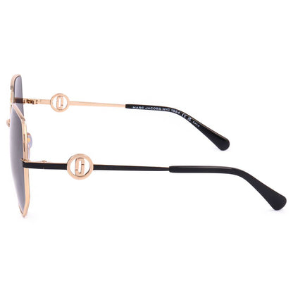 ✨BRAND NEW✨MARC JACOBS MARC 730/S RHL9O Black Aviator Sunglasses
