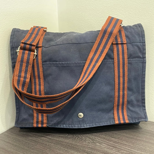 SOLD! Hermès Fool Toe Basas MM Canvas Shoulder Bag