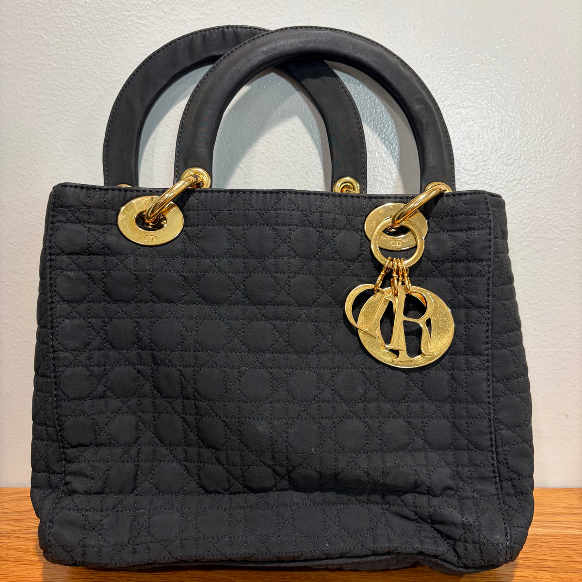 #112 CHRISTIAN DIOR Lady Black Cannage