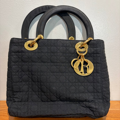 #112 CHRISTIAN DIOR Lady Black Cannage