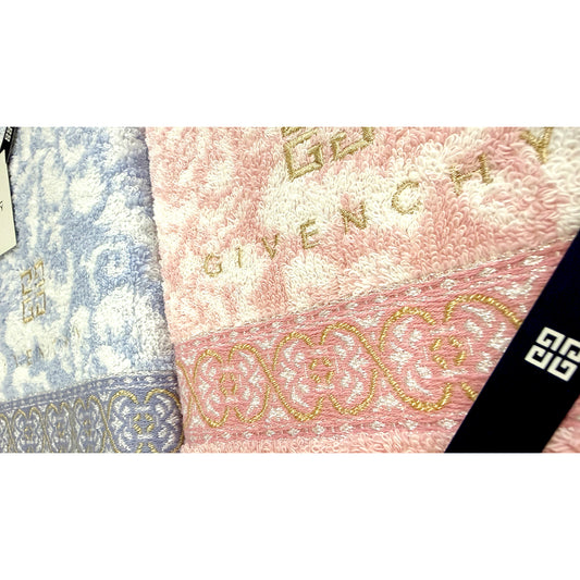 #1468 GIVENCHY Set of 2 100% Cotton Bath Hand Towels