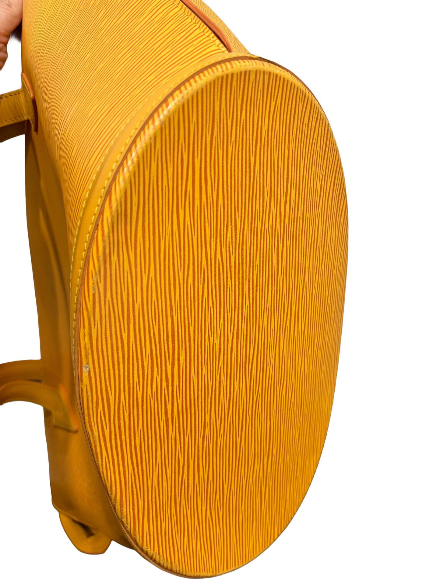 #8212 LOUIS VUITTON Yellow Epi Saint Jacques GM