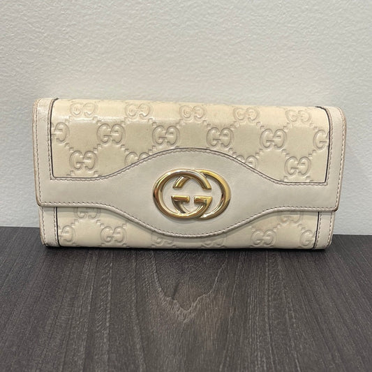 SOLD! Gucci GG Leather Wallet