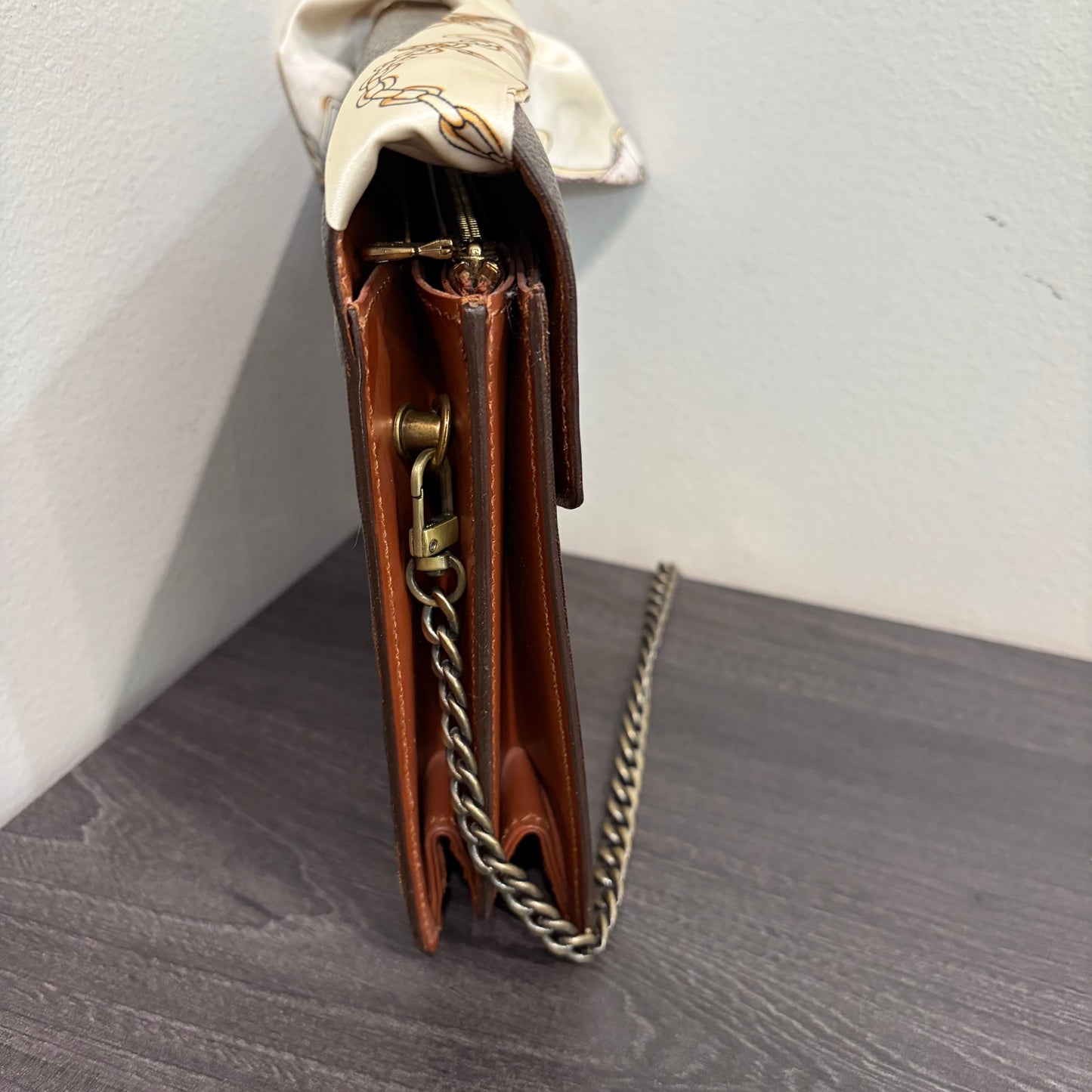 #1101-15 LOUIS VUITTON Monogram Monceau 27 with Removable Chain