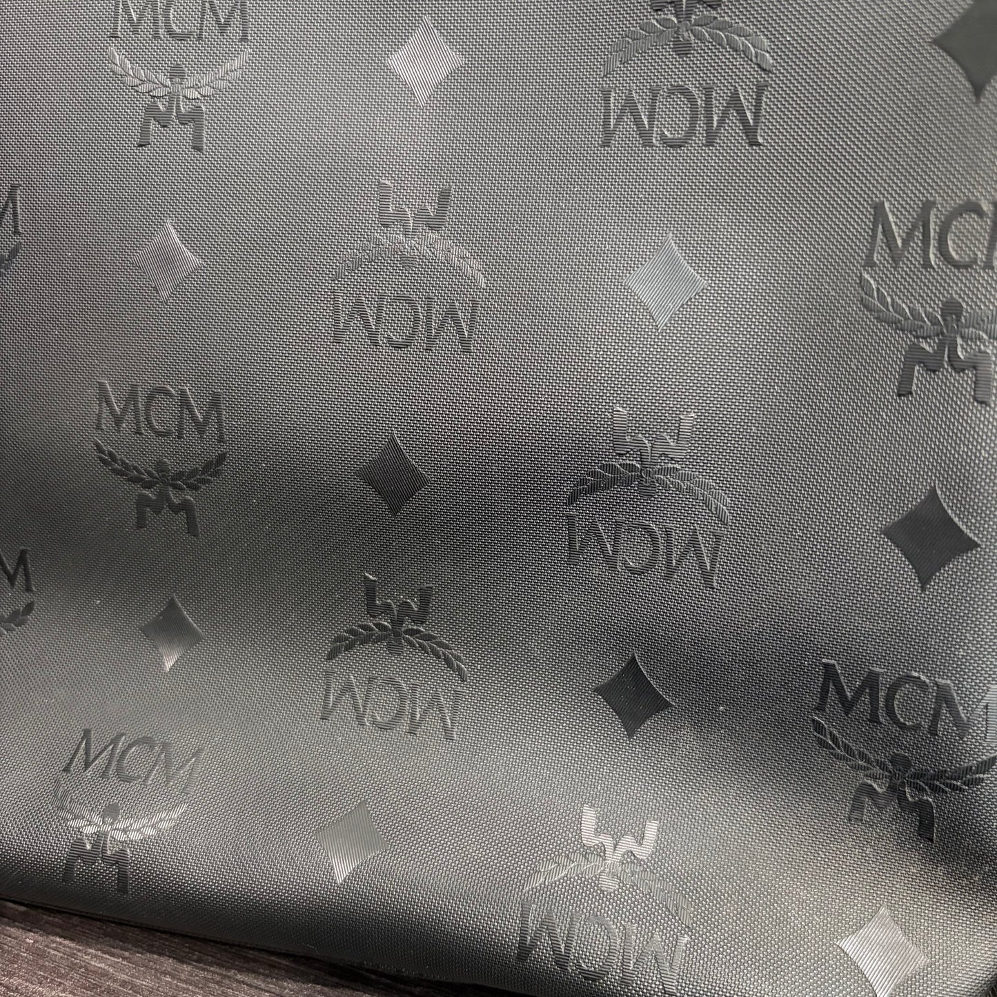 #3208 MCM Unisex Black Messenger Bag