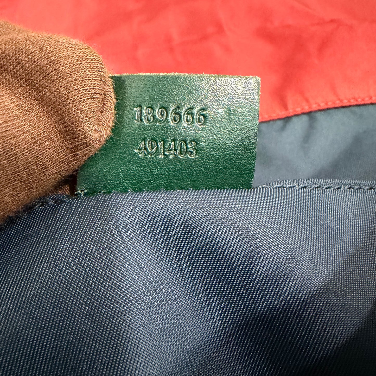 #9110 GUCCI Vintage Synthetic Laptop Satchel