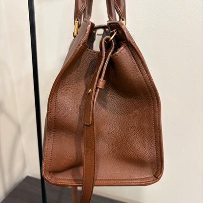 8905 Saint Laurent Brown Leather Classic Y Bag