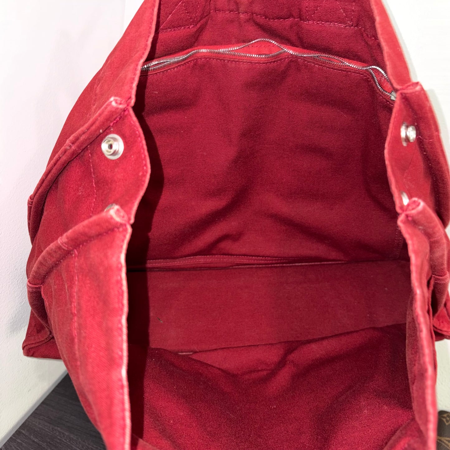 #8253 HERMÈS Toile Fourre-Tout MM Tote