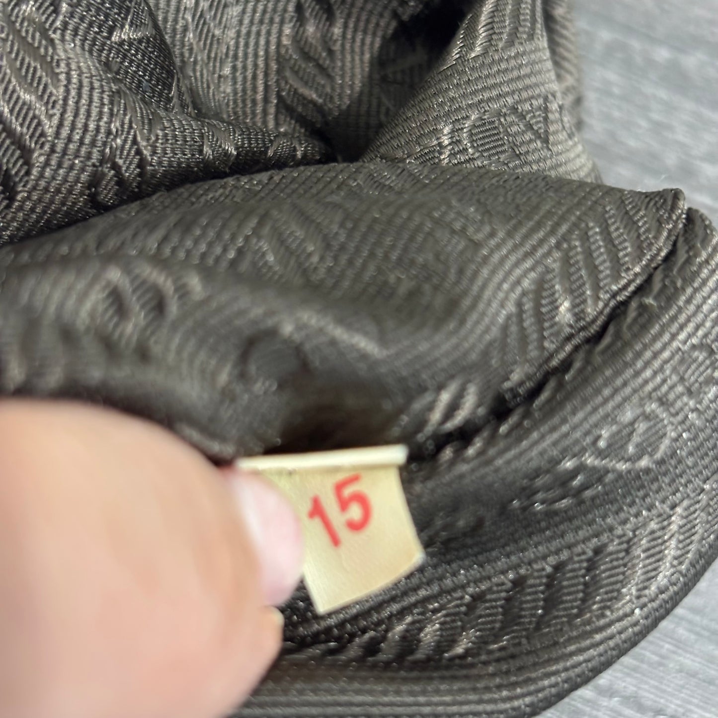 8891 PRADA Green Tessuto Tote