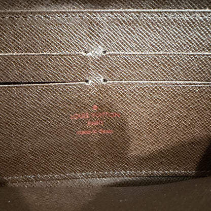 #1101-14 LOUIS VUITTON Damier Ebene Zip Wallet