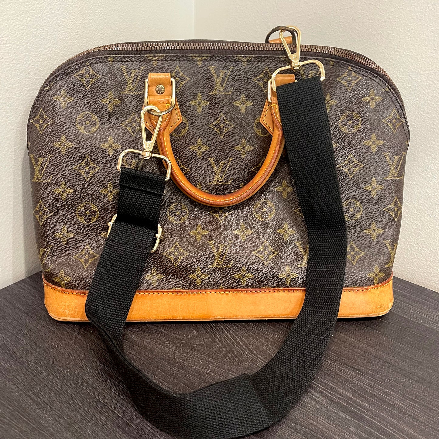 SOLD! Louis Vuitton Monogram Alma with Lock & Key