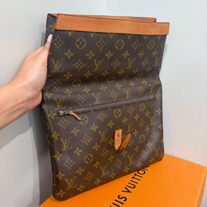 #8006 LOUIS VUITTON Monogram Vintage Pochette Pliante (RARE!)