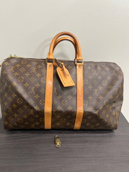 BUY NOW  Louis Vuitton Monogram Keepall 45 *Extra 50% Off for Subscribers*