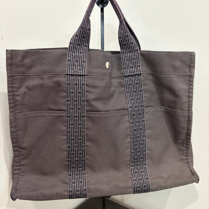 #3224 HERMES Gray Ligne Tote