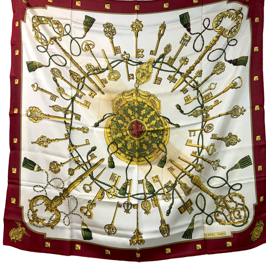 #8273 HERMES 90cm Silk Scarf