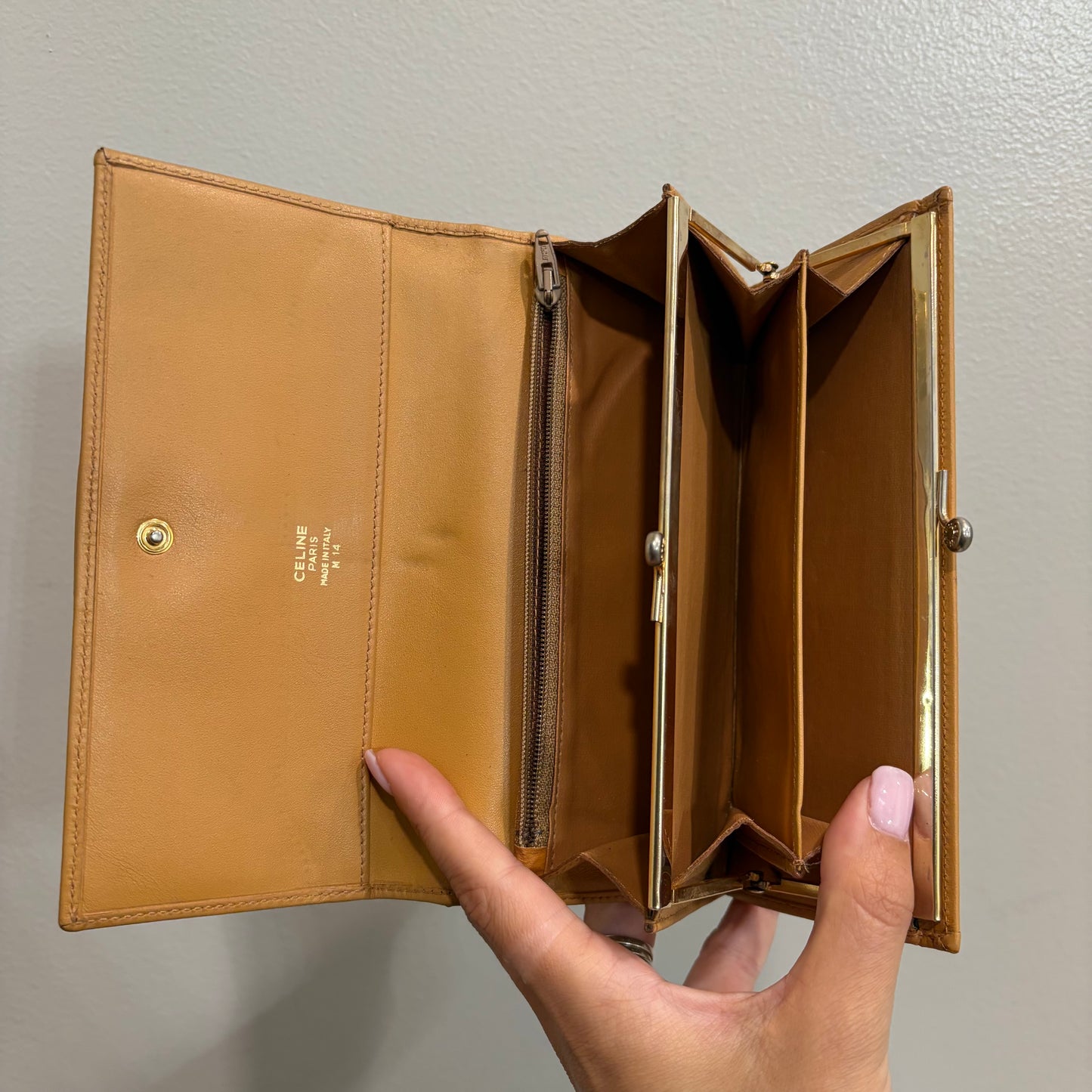 #1706 CELINE Macadam Long Wallet