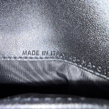 8903 DIOR Black Saddle Long Wallet with Chain MSRP $1,750