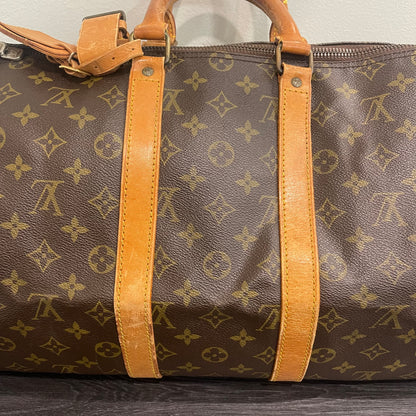 SOLD! Louis Vuitton Monogram Keepall 45 with Lock & Key