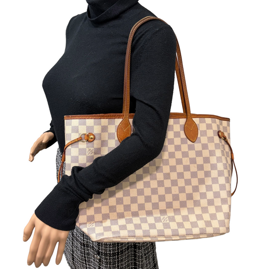 BF-11 LOUIS VUITTON Damier Azur Neverfull MM