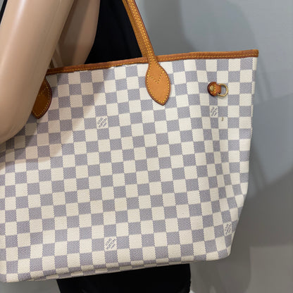 LOUIS VUITTON Damier Azur Neverfull MM