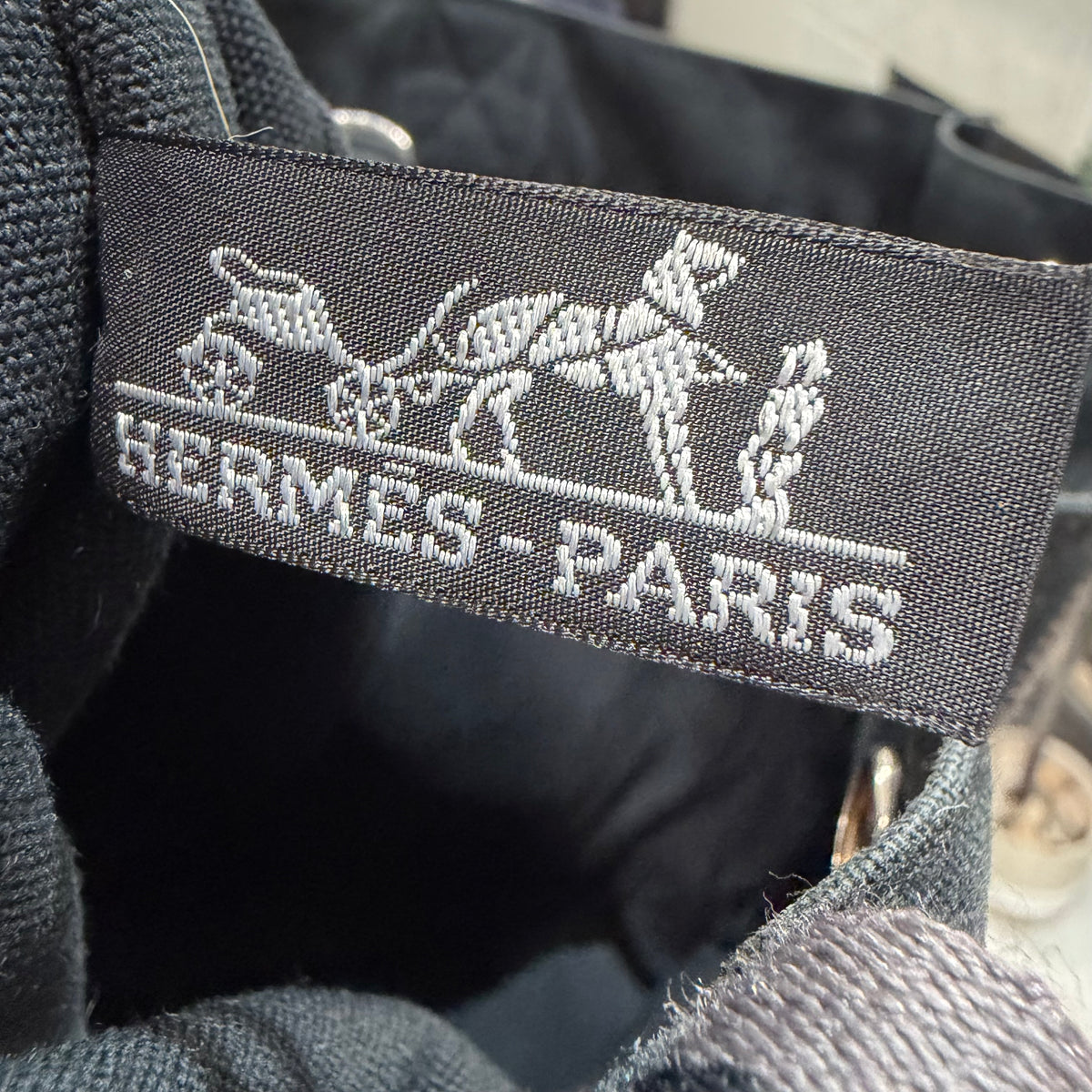 #105 HERMES Black Tote