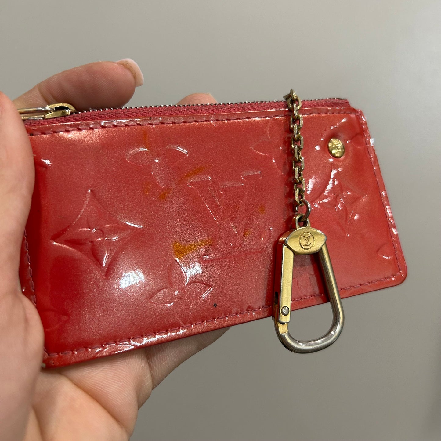 SOLD! Louis Vuitton Vernis Coin Case